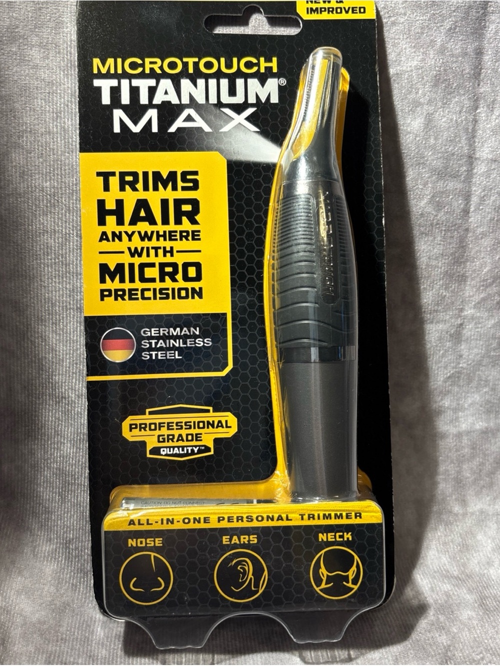 Men's Nose & Ear Trimmer - Black